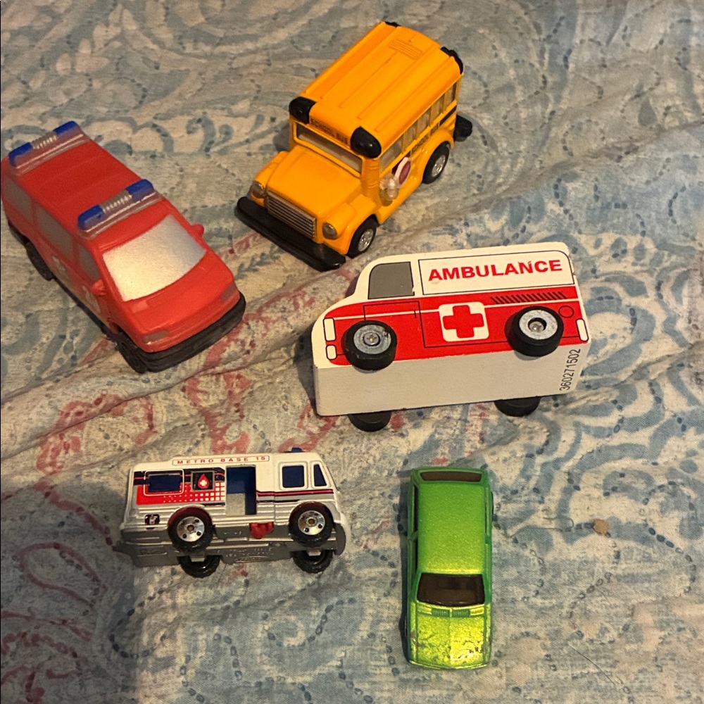Colorful Toy Vehicle Set